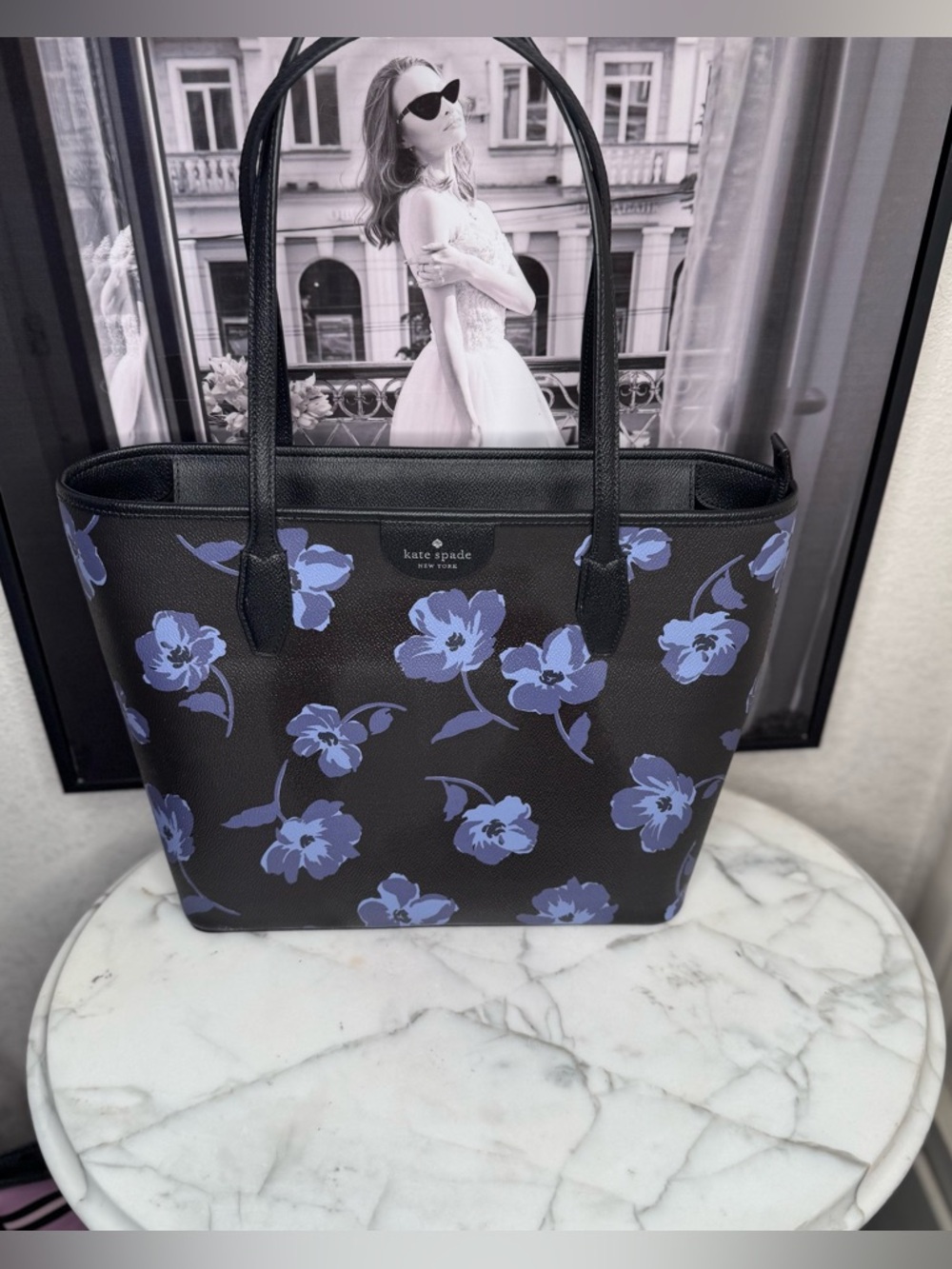 Kate Spade Black Multi Color Poppy Handbag 11/15 - Picture 9 of 9